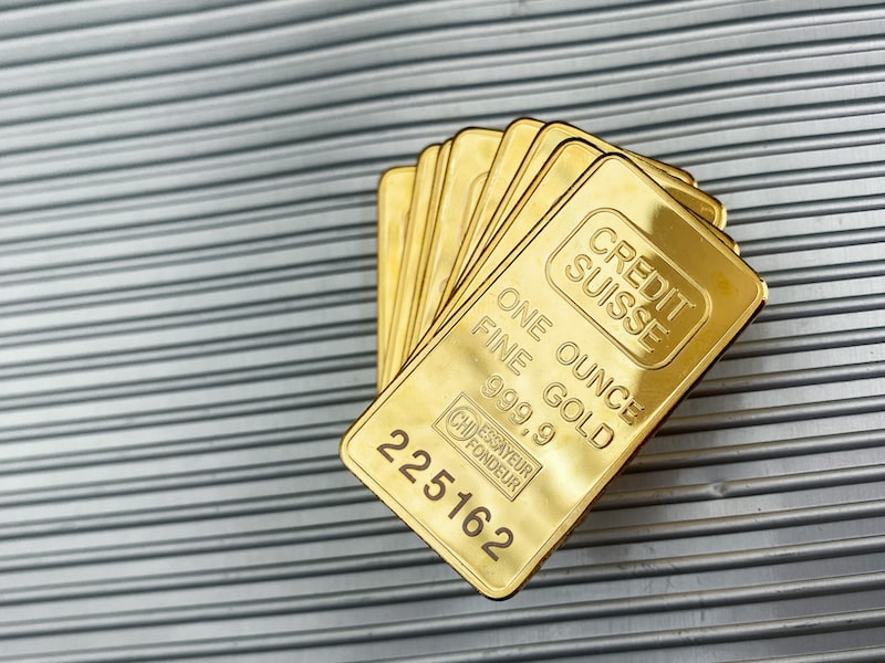 Gambar Emas Batangan Credit Suisse Gold Bar